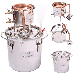 YUEWO Moonshine Still Copper Alcohol Water Distiller