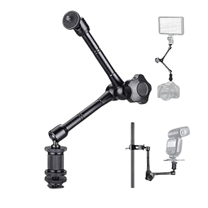 1134 magic articulating adjustable arm with 1434 tripod screw for dslr camera lcd monitor led lights flash light microphone articulating arm