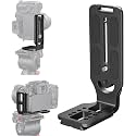 Magic Articulating Adjustable Arm with 1/4" Tripod Screw for DSLR Camera, LCD Monitor, LED Lights, Flash Light, Microphone (Camera L-Bracket Plate)