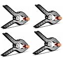 Photography Backdrop Clips Clamps, Heavy Spring Clamp, Brackets Photo Studio, Backgrounds (4 Clips)