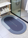 Yugam Rubber Bathroom Mat Multicolor Large