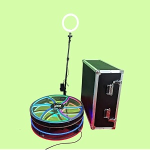 n360 rgb photo booth neon machine 3034 inches for parties video camera booth selfie platform spin n360 rgb  box