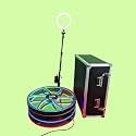 N360 RGB Photo Booth Neon Machine 30" Inches for Parties Video Camera Booth Selfie Platform Spin (N360 RGB + Box)