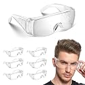 Yugan Multipurpose Safety Goggles for Bike Riding &amp; Dust Safety | Lightweight, Anti-Fog, UV Protective, Scratch-Resistant Polycarbonate Lens for Riding, Dust, Lab &amp; Industrial Use (6)