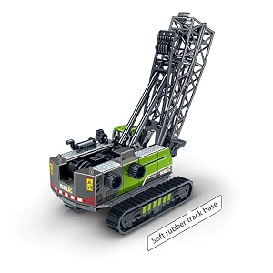 155 simulation die-cast alloy tower crane model toy construction engineering vehicle telescopic arm excavator crawler crane model car toys for kids multicolor