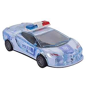 push and go car with light sound friction powered pull back vehicles toy for 3 years old kids boys girls multicolor police car