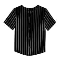 Yuji Itadori Kids Baseball Jersey Button Boys Short Sleeve T-Shirts Hip Hop Fashion Casual Sports Solid Color Shirt