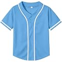 Yuji Itadori Kids Baseball Jersey Button Boys Short Sleeve T-Shirts Hip Hop Fashion Casual Sports Solid Color Shirt