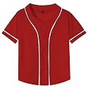 Yuji Itadori Kids Baseball Jersey Button Boys Short Sleeve T-Shirts Hip Hop Fashion Casual Sports Solid Color Shirt
