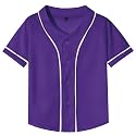 Yuji Itadori Kids Baseball Jersey Button Boys Short Sleeve T-Shirts Hip Hop Fashion Casual Sports Solid Color Shirt