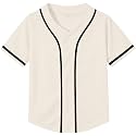 Yuji Itadori Kids Baseball Jersey Button Boys Short Sleeve T-Shirts Hip Hop Fashion Casual Sports Solid Color Shirt