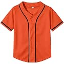 Yuji Itadori Kids Baseball Jersey Button Boys Short Sleeve T-Shirts Hip Hop Fashion Casual Sports Solid Color Shirt