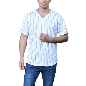 yuji itadori men39s baseball jersey short sleeve shirt v neck tops button down tee shirts sports clothes s-4xl