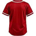Yuji Itadori Men's Baseball Jersey Short Sleeve Shirt V Neck Tops Button Down Tee Shirts Sports Clothes S-4XL