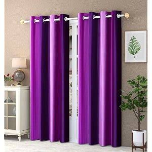 abstract long crush stripped eyelet polyester curtains - 2 piece purple long door_9 feet