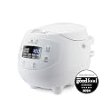 Yum Asia Panda Mini Rice Cooker With Ninja Ceramic Bowl and Advanced Fuzzy Logic (3.5 cup, 0.63 litre) 4 Rice Cooking Functions, 4 Multicooker functions, Digital LED display - 120V