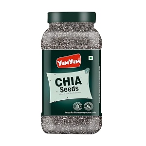 yum yum pure chia seeds 1kg rich in calcium amp protein source of iron