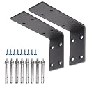 YUMORE Countertop Support Bracket, Heavy Duty L Bracket, 6×4 in