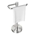 YUMORE Hand Towel Holder Stand Countertop, Pro Silver