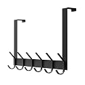 YUMORE Over the Door Hooks, Heavy Duty Door Hanger, Matte Black