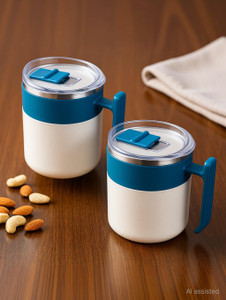 YUMWARE Snoopy mug Blue 2 Plastic Stainless