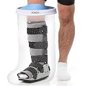 YUNCHI Waterproof Cast Cover for Shower, Extra Wide Leg & Foot Protector for Adults, XL Size, Fits Calf 13 to 28 Inches