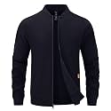 Yundobop Men's Lightweight Jacket Casual Full Zip Up bomber Jacket