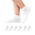 Yuneek minmum Unisex Kids Ankle Length Cotton Socks | School Sock For Boys &amp; Girls Pack of 6
