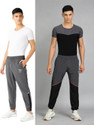 YUNEK Solid Men Multicolor Track Pants