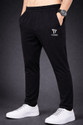 YUNEK Striped Men Black Track Pants