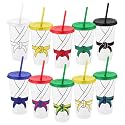 Yungyan 20 Pcs Taekwondo Party Favors 24 oz Taekwondo Belt Plastic Cups