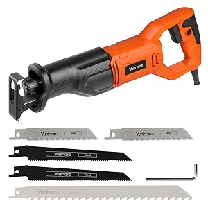 yunirvana - alternative saw 120 v 60 amp variable speed with cable with 34 inch stroke length 2800 rpm and 2-12 inch max for wood metal pipe cut