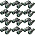 Yunsailing 12 Pcs Kids Binoculars, Shockproof Compact Binoculars,Camo