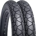 YUNSCM 2-PCS 20x3.0/76-406 E-Bike Fat Tires Compatible with Electric Bike 20 X 3 All-Terrain Directional Tread Bicycle Tires