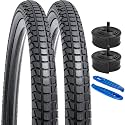 YUNSCM 26" Mountain Bike Tires 26x1.95/53-559 Folding Bicycle Tires 2-PCS