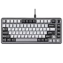 YUNZII RT75 Rapid Trigger Wired Gaming Keyboard,Hall Effect Magnetic Switch,Adjustable Actuation Esports,75% TKL Layout with Knob,RGB Backlit, PBT Keycaps for Mac/Win (Black, Magnetic Switch)