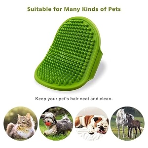 pet grooming accessories kit with cat and dogs massage rubber bath glove pet massage rubber bath glove and nail cutter with large filer pack of 3