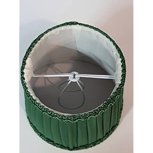diwali decorative lamp shade  emerald green pleated lace clip-on plc  compatible with wall bracket lights amp chandeliers  candle bulb lampshade 3534 x 4534 x 4534