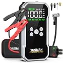 YUSMAN Jump Starter with Air Compressor, 8000A 160PSI Battery Booster Pack