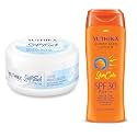 Yuthika Soft Touch Face Cream 300ml & Sunscreen Lotion SPF 30 PA+++ 300ml - Hydrating Moisturizer for All Skin Types, UVA & UVB Protection, Non-Sticky, 24H Hydration