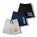 YUV Boys Pack of 3 Cotton Shorts with Pockets - 2 to 12 Years