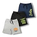 YUV Boys Pack of 3 Cotton Shorts with Pockets - 2 to 12 Years