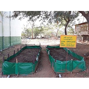 yuvagreen hdpe uv stabilize imported vergin fabric agro vermi compost making bed olive green imported olive green 8ftx4ftx2ft