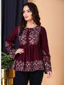 Yuvanj Printed Viscose Rayon High Low Kurta