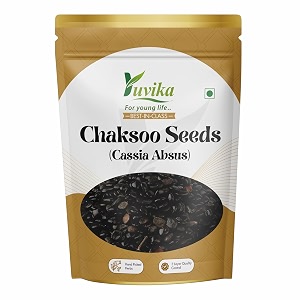 yuvika chaksoo seeds - chaskoo seeds - cassia absus 100 grams