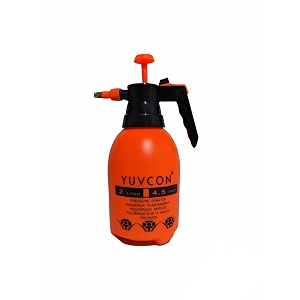 yuvcon spray bottle for plants  gardening water pump sprayer with 2 liter capacity works in jet amp sprinkle mode red