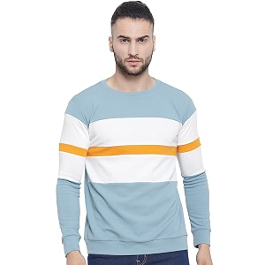 Yuvraah Men Color Block T Shirt