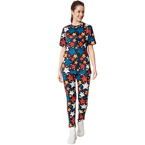 yuvraah women39s polyester printed tracksuit