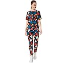 Yuvraah Women's Polyester Printed Tracksuit
