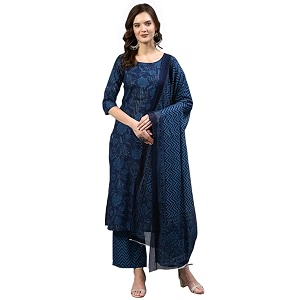 YUVVIK Womens Ethnic Kurta Set Floral